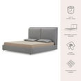 thumbnail image 2 of details by Becki Owens Harper Upholstered Bed Frame, Assorted Colors & Sizes, 2 of 13