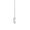 thumbnail image 2 of 0.70 C.T. TW Baguette and Round Cut Halo Diamond Pendant in 14K Gold, 2 of 6