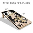 thumbnail image 5 of YouTheFan New Orleans Saints 2'x4' Cornhole Board Set, 5 of 6