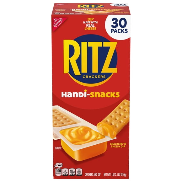 RITZ Handi-Snacks Crackers and Cheese Dip, 0.95 oz., 30 pk.