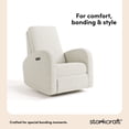 thumbnail image 4 of Storkcraft Santa Monica Power Recliner, Choose Color, 4 of 9