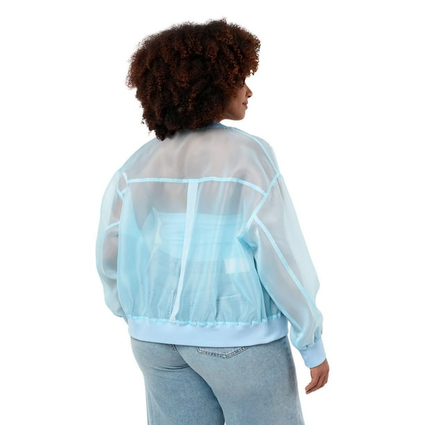 極美品24SS Theory AIRY COTTON SHEER BOMBER Edited by Remi Bader Women's Sheer Bomber Jacket - Samsclub.com