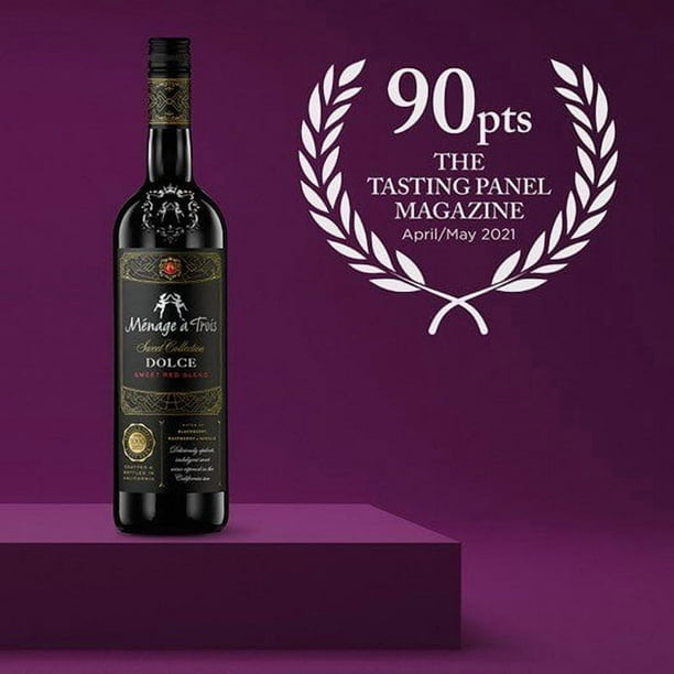 Menage a Trois Dolce Sweet Red Wine, 750 ml