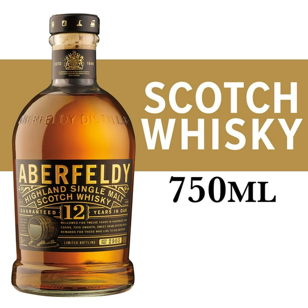 Aberfeldy 12 Year Old Single Malt Scotch Whisky 750 ml - Samsclub.com