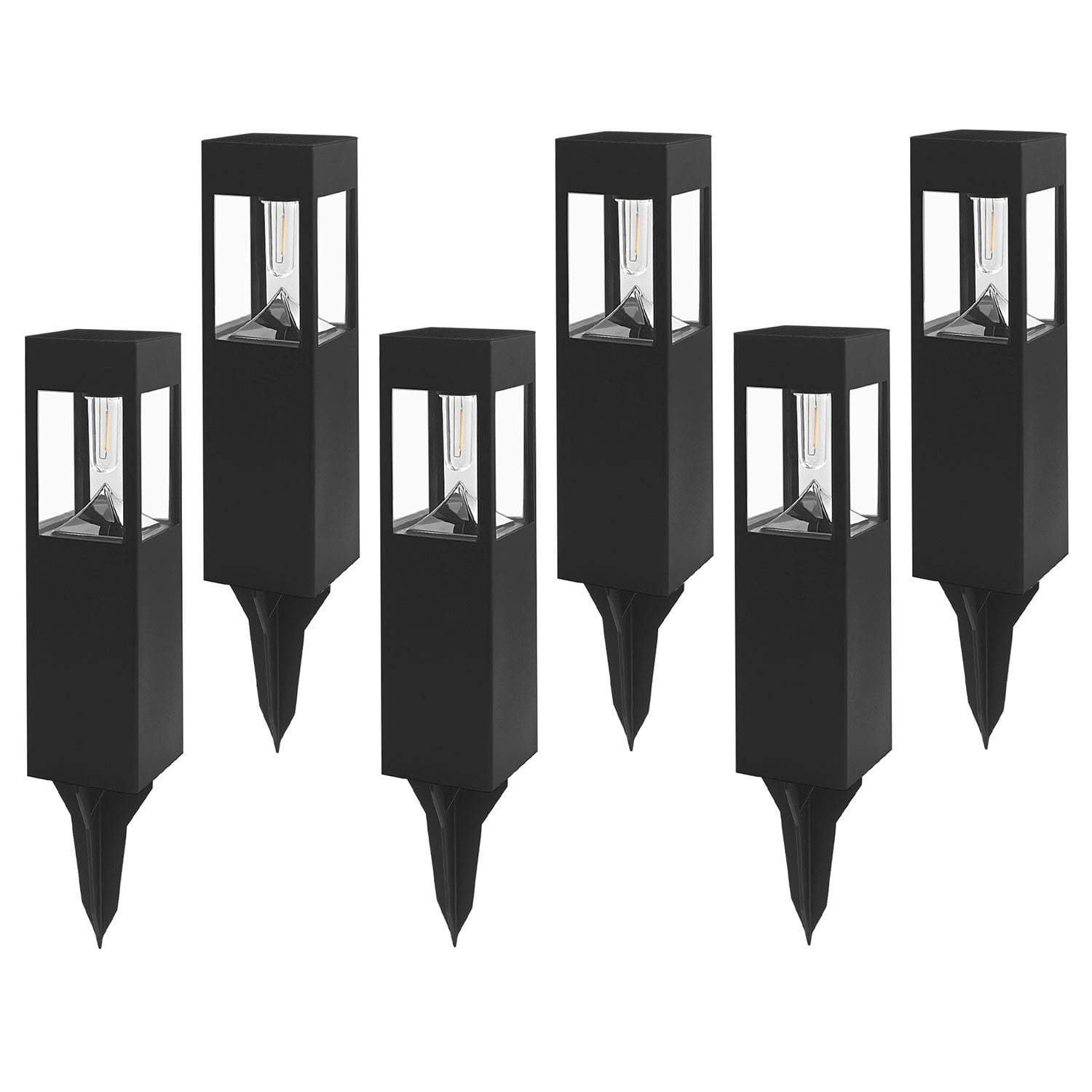 westinghouse led solar path lights 30 lumens, 6-pack