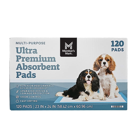 Member's Mark Multipurpose Ultra Premium Absorbent Pads, 23" x 24", 120ct.