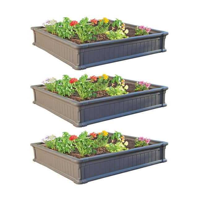 Lifetime 4' Raised Garden Bed (3 pk.)