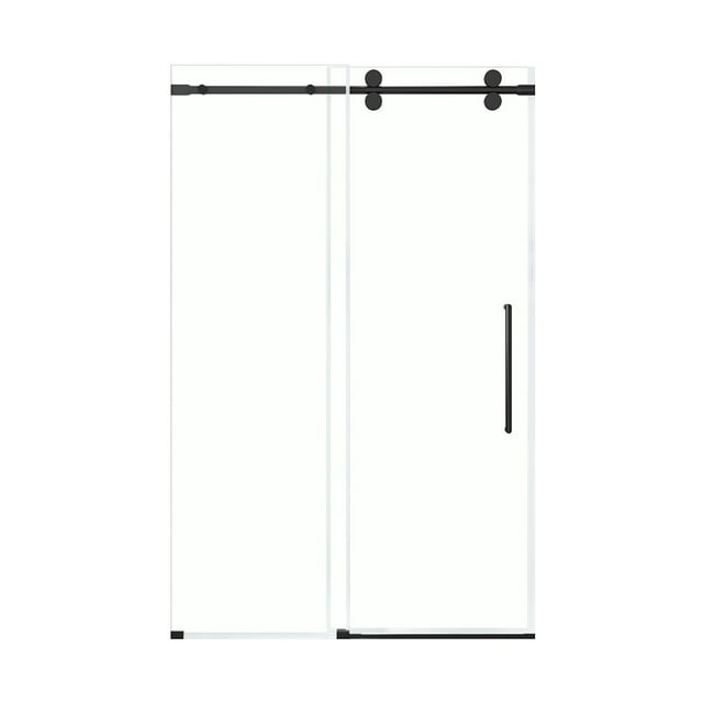 OVE Decors Reva 45-1/4 - 48"W x 74"H Frameless Sliding Shower Door with Clear Glass