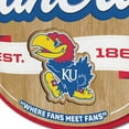 thumbnail image 4 of YouTheFan Kansas Jayhawks 17"x12.5" 3D Multi-Layered Fan Cave Sign, 4 of 5