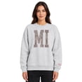 thumbnail image 1 of State of Mine Women's Camo Letters State Sweatshirt, 1 of 6