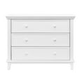 thumbnail image 2 of Contours 3-Drawer Transitional Dresser, White, 2 of 5