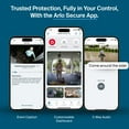 thumbnail image 7 of Arlo Pro Outdoor Security Camera 2K HDR (6th Gen) w/Solar Panels, 3-Pack, 7 of 7