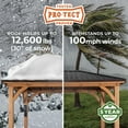 thumbnail image 6 of Backyard Discovery Barrington Cedar Gazebo with Powerport, Choose Size, 6 of 13
