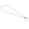 thumbnail image 4 of 0.71 CT. T.W. Diamond Cross Pendant in 14K Gold, 4 of 8