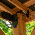 thumbnail image 7 of Backyard Discovery Norwood Cedar Gazebo with PowerPort, Choose Size, 7 of 15