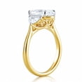 thumbnail image 2 of 2.46 CT.T.W. Moval & Half Moon Cut Lab Created Diamond Ring in 18K Gold, 2 of 13