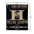 thumbnail image 7 of Logo Brands T L Hanna High School 60"x70" Super Plush Blanket, 7 of 7