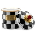 thumbnail image 2 of MacKenzie-Childs Courtly Check Small Canister, 2 of 6