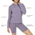 thumbnail image 3 of DKNY Women's Waffle Hoodie, 3 of 5