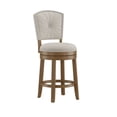 thumbnail image 6 of HH2 Home Santa Clara II Wood and Upholstered Swivel Bar Stool or Counter Stool, 6 of 10