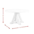 thumbnail image 2 of Liam Round 5-Piece Dining Set with Table and Four Chairs, 2 of 10
