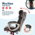 thumbnail image 9 of La-Z-Boy Westley Big & Tall Executive Office Chair With Active Lumbar Support, 9 of 12