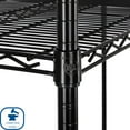 thumbnail image 5 of Seville Classics MEGA RACK 4-Tier NSF Steel Wire Shelving, 60" x 24" x 76" H, 5 of 17