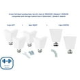 thumbnail image 2 of Seville Classics UltraHD 6" Tall Leveling Feet with Rubber Base, Set of 4 or 6, 2 of 4