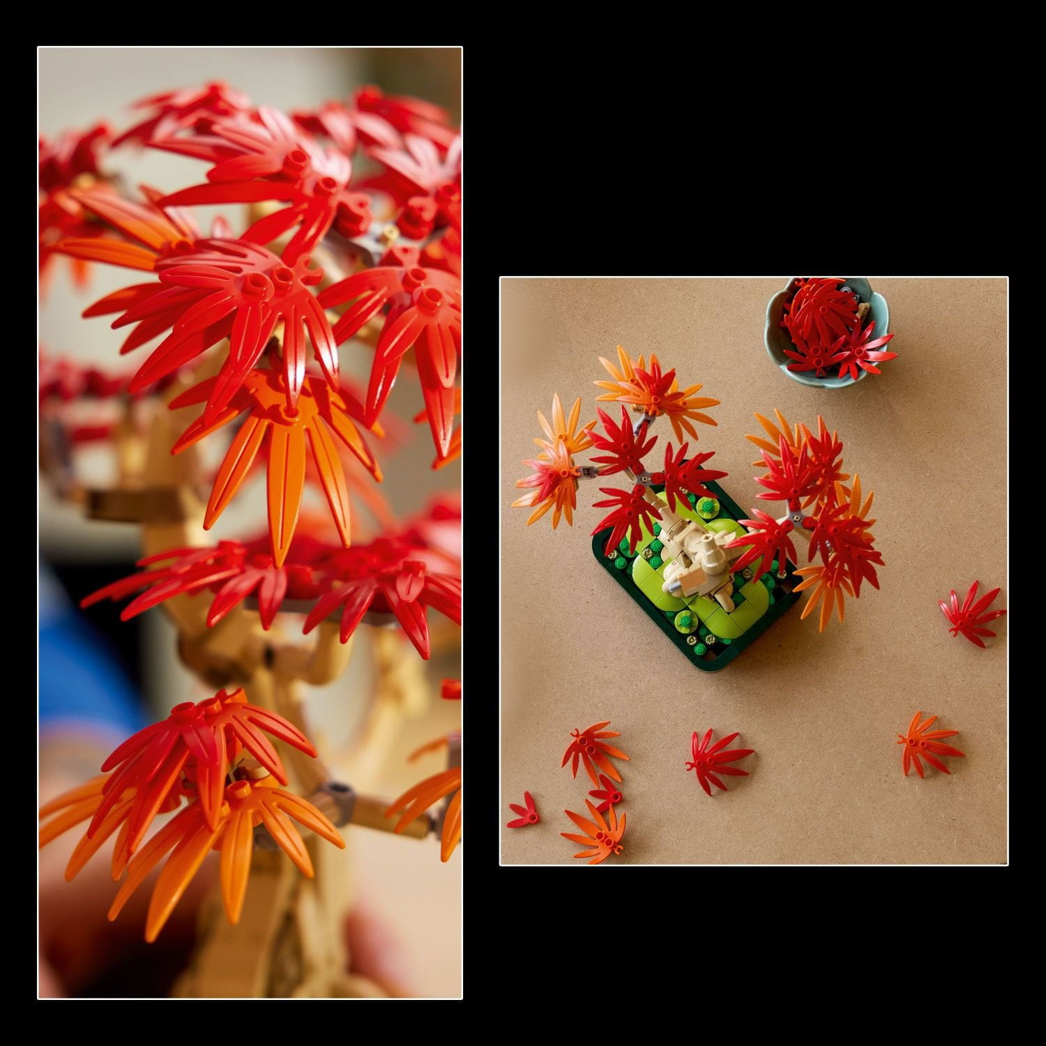 LEGO Botanicals Japanese Red Maple Bonsai Tree Building Set, 474