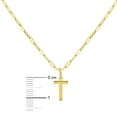 thumbnail image 4 of Initial Paperclip Chain Pendant Necklace in 14K Gold, 4 of 5