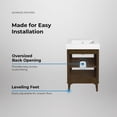 thumbnail image 8 of OVE Decors Gabi 24" W x 22" D Freestanding Bathroom Vanity with Sink, 8 of 13