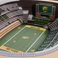 thumbnail image 3 of YouTheFan Baylor Bears 25-Layer Football Stadium View 3D Wall Art, 3 of 5