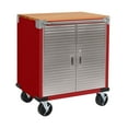 thumbnail image 1 of Seville Classics UltraHD 2 Door Rolling Cabinet, 28" W x 18” D x 34.5" H, 1 of 12
