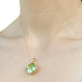 thumbnail image 4 of Solitaire Gemstone Pendant Necklace in 14K Gold, 4 of 7