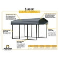thumbnail image 13 of Arrow 10' x 15' x 9' Carport, 13 of 21