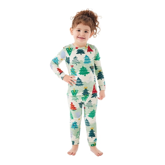 Member's Mark Toddler 2-Piece Holiday Pajamas