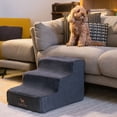 thumbnail image 4 of NOAH & PAW 3-5 Step Dog Stairs, Designed for Small-Medium Breeds, 4 of 5