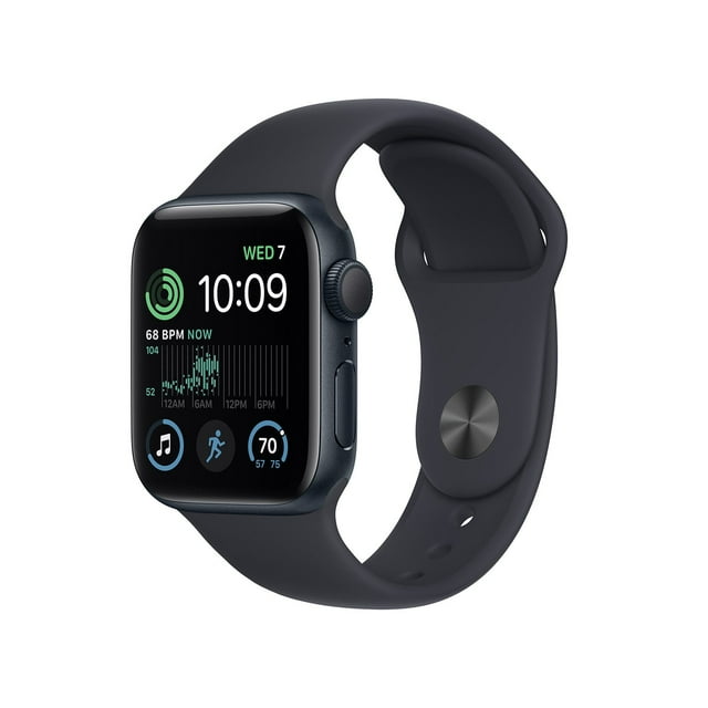 Apple Watch SE, 2nd Generation GPS 40mm Aluminum Case with Sport Band and Band Size