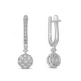 thumbnail image 4 of 0.50 C.T. TW Round Cut Diamond Dangle Earrings in 14K Gold, 4 of 6