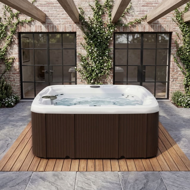 Lifesmart LS450DX 7-Person 22-Jet Spa with Waterfall