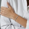thumbnail image 6 of 3.50 C.T. TW Round Cut Two Row Diamond Tennis Bracelet in 14K Gold, 6 of 8