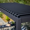 thumbnail image 8 of Mirador 5' x 10' Aluminum Grill Pergola w/ Louvered Roof & Bar Table, 8 of 10