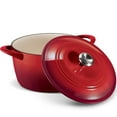 thumbnail image 4 of Tramontina Enameled Cast Iron 7-Quart Covered Round Dutch Oven, 4 of 9