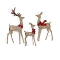thumbnail image 3 of Member's Mark Pre-Lit Twisted Foil Deer Family, Set of 3, 3 of 7