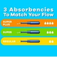 thumbnail image 2 of Tampax Pearl Tampons Trio Pack, Unscented, Regular, Super & Super Plus, 86 ct., 2 of 8