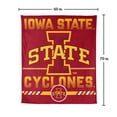 thumbnail image 7 of Logo Brands Iowa State Cyclones 60"x70" Super Plush Blanket, 7 of 7