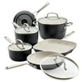 thumbnail image 1 of KitchenAid 10-Piece Hard-Anodized Ceramic Induction Cookware Set, 1 of 14