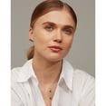 thumbnail image 3 of Round Cut Gemstone Stud Earrings in 14K Gold, 3 of 4