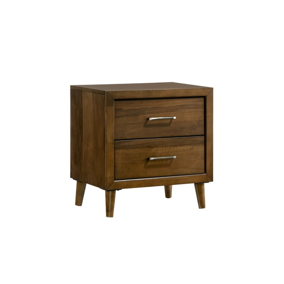 Society Den Zuma 2-Drawer Nightstand in Walnut