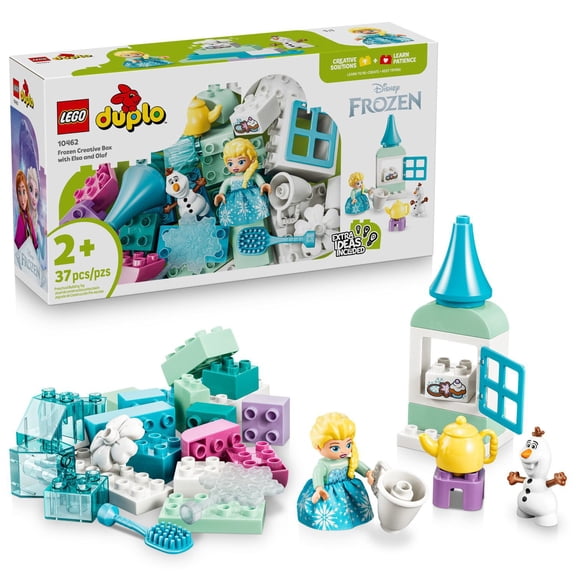 LEGO DUPLO Frozen Creative Box with Elsa and Olaf Building Set, 37 pc.